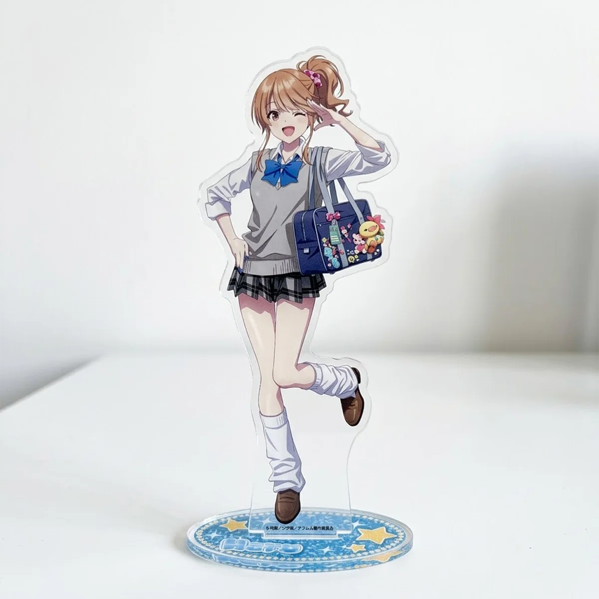 Anime Chitose Is In The Ramune Bottle 15Cm Acrylic Standee Set, Chitose Saku, Halloween Gift, Desktop Collectible, Keychain