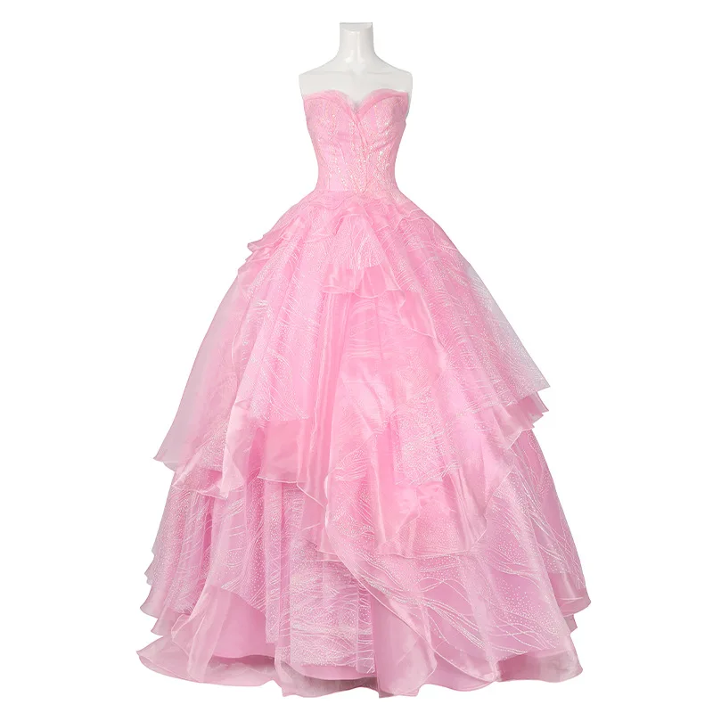 

Костюм для косплея Wicked Witch Of The West, платье для косплея Глинды, копия фильма, без бретелек, элегантный.