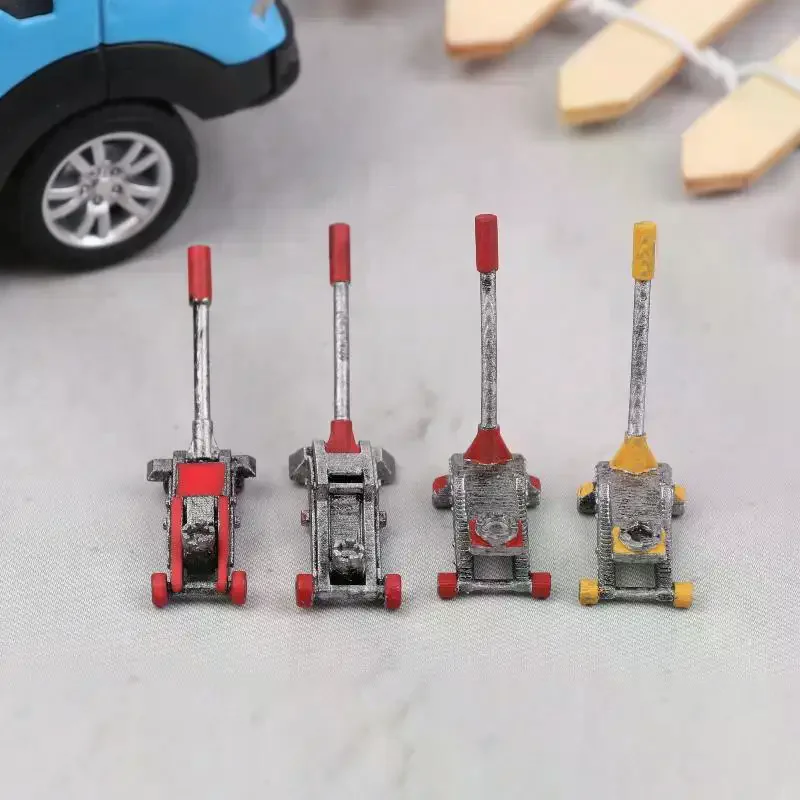 1 Stuks 1/64 Schaal Auto Lifting Jack Model Modificatie Garage Reparatie Accessoires Scène Collocatie Miniatuur Sculptuur Display