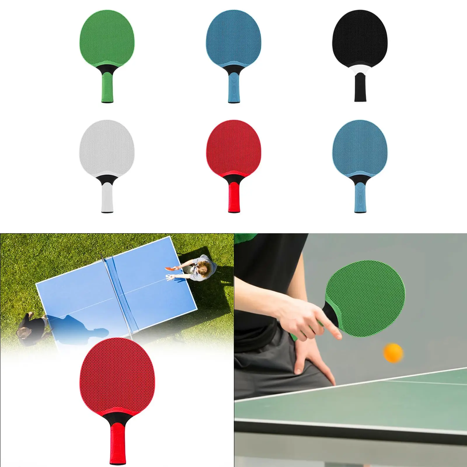 

Table Tennis Racket Sturdy Table Tennis Paddle for Game Competition Practice