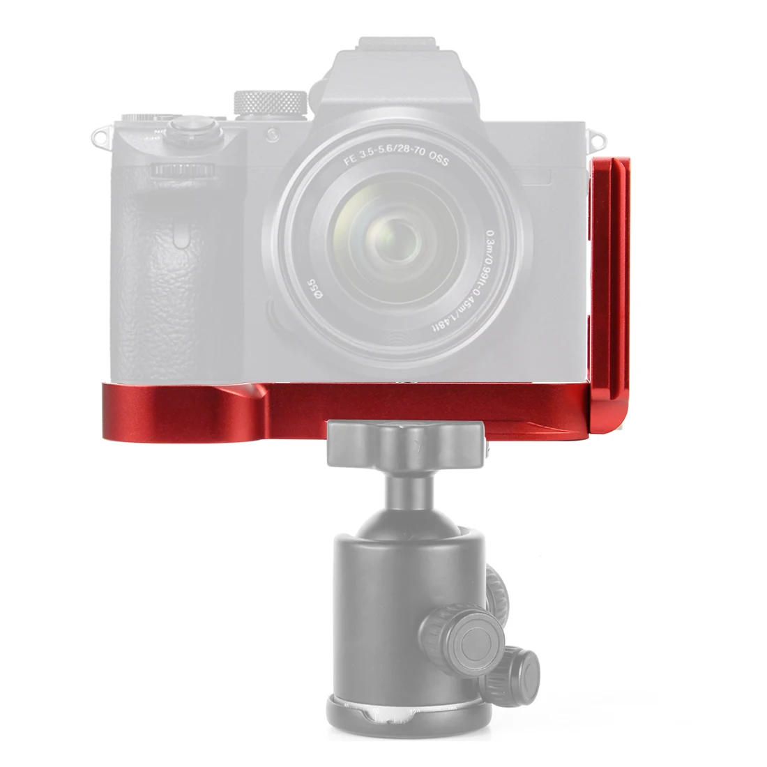 Aluminium A7 Schnellwechselplatte Handgriff Stativ L Halterung Vertikale Halterung für Sony A7 A7R A7S DSLR Kameraständer – Detail 6