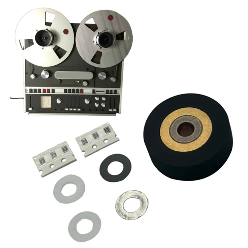 Rodillo de pellizco principal con orificio de Metal, restaurado con precisión para altavoz Revox B77 A700 PR99 C270 C274 para Studer A67 B67 A807 A810