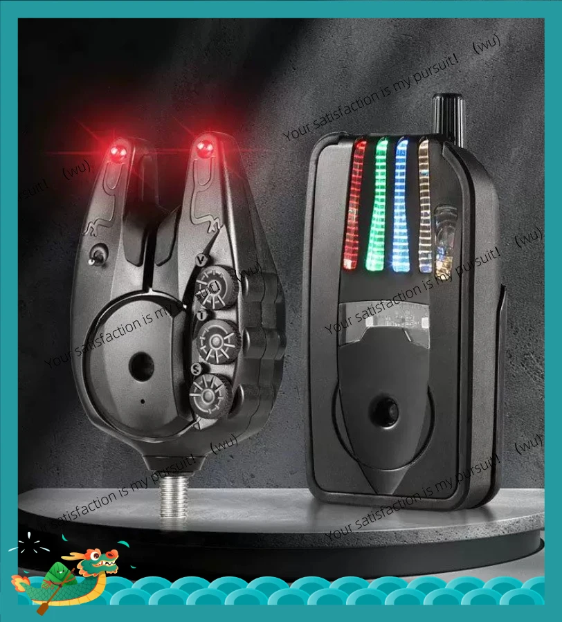JY-82PRO Carp Fishing Bite Alarm Set Wireless Electronic Fishing Alarms with Receiver LED Waterproof for Night Carp Fishing
