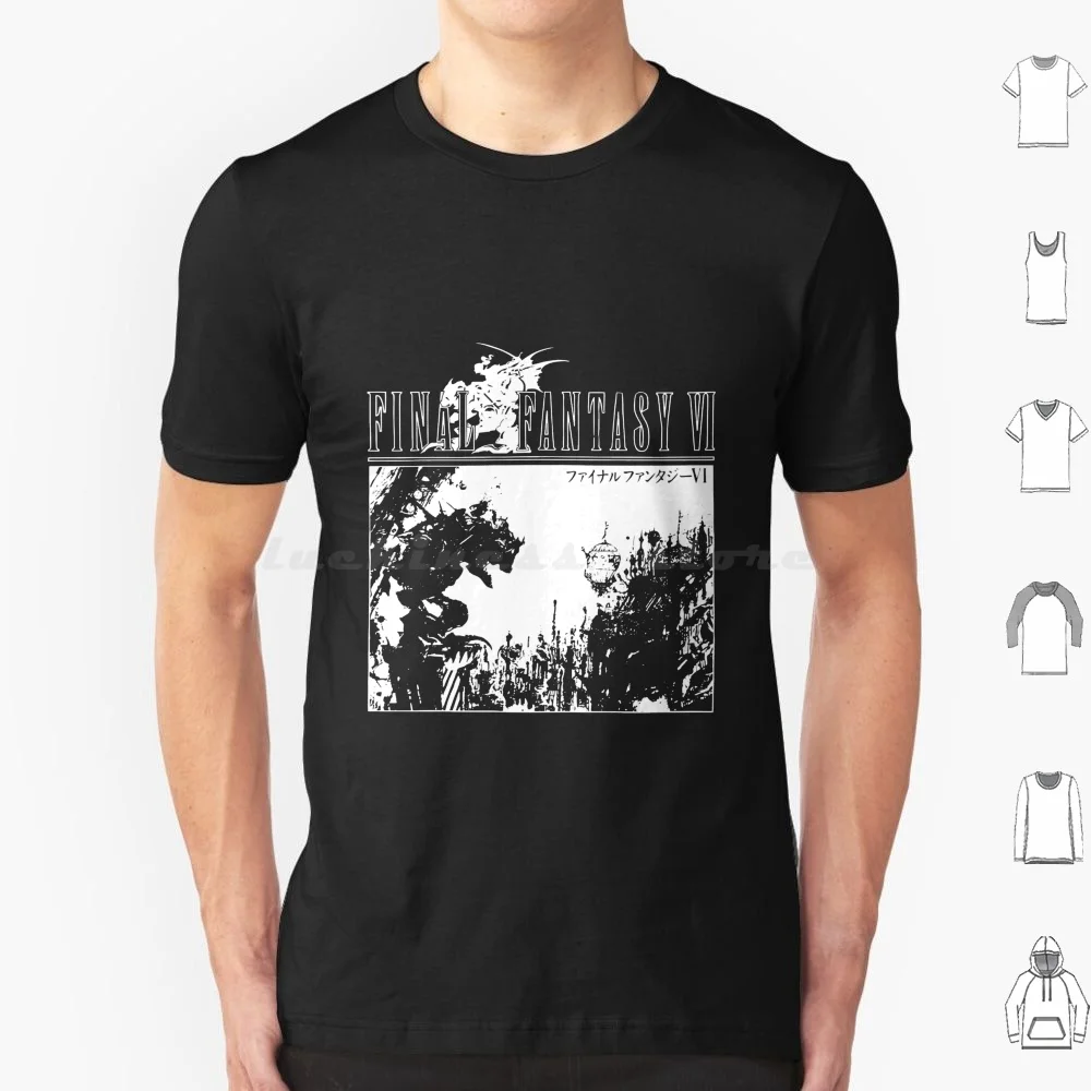 Final Fantasy Vi T Shirt Big Size 100% Cotton Final Fantasy Final Fantasy 7 Final Fantasy Vii Fantasy Final Fantasy 14 Chocobo