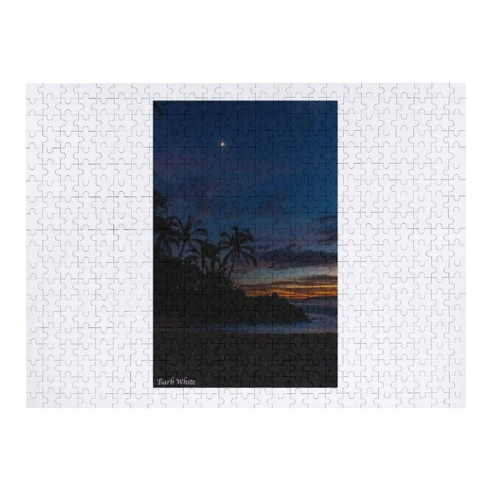 

Пазл Moon Rise in Maui с персонализированной фотографией Персонализированная игрушка Персонализированные игрушки-головоломки