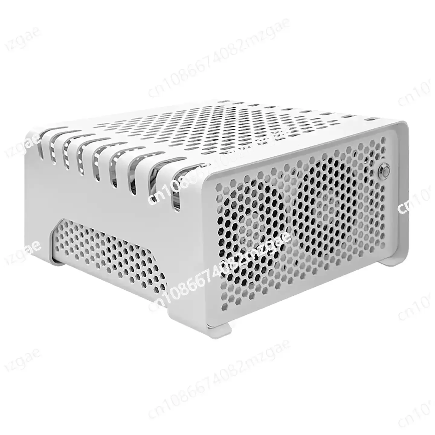 For  ITX Desktop Computer Case Small and Mini Horizontal Chassis, Living Room Creative Shell Design for Q3