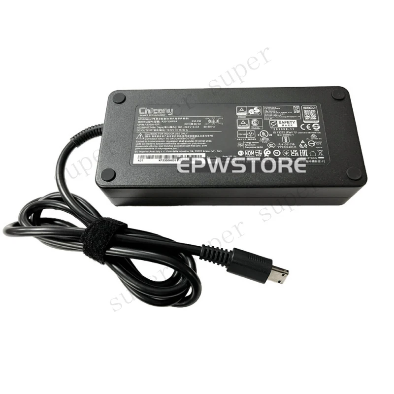 S+   19.5V 16.92A 330W AC Adapter Charger For MSI Vector 17 HX A14VIG A14VHG USB Tip