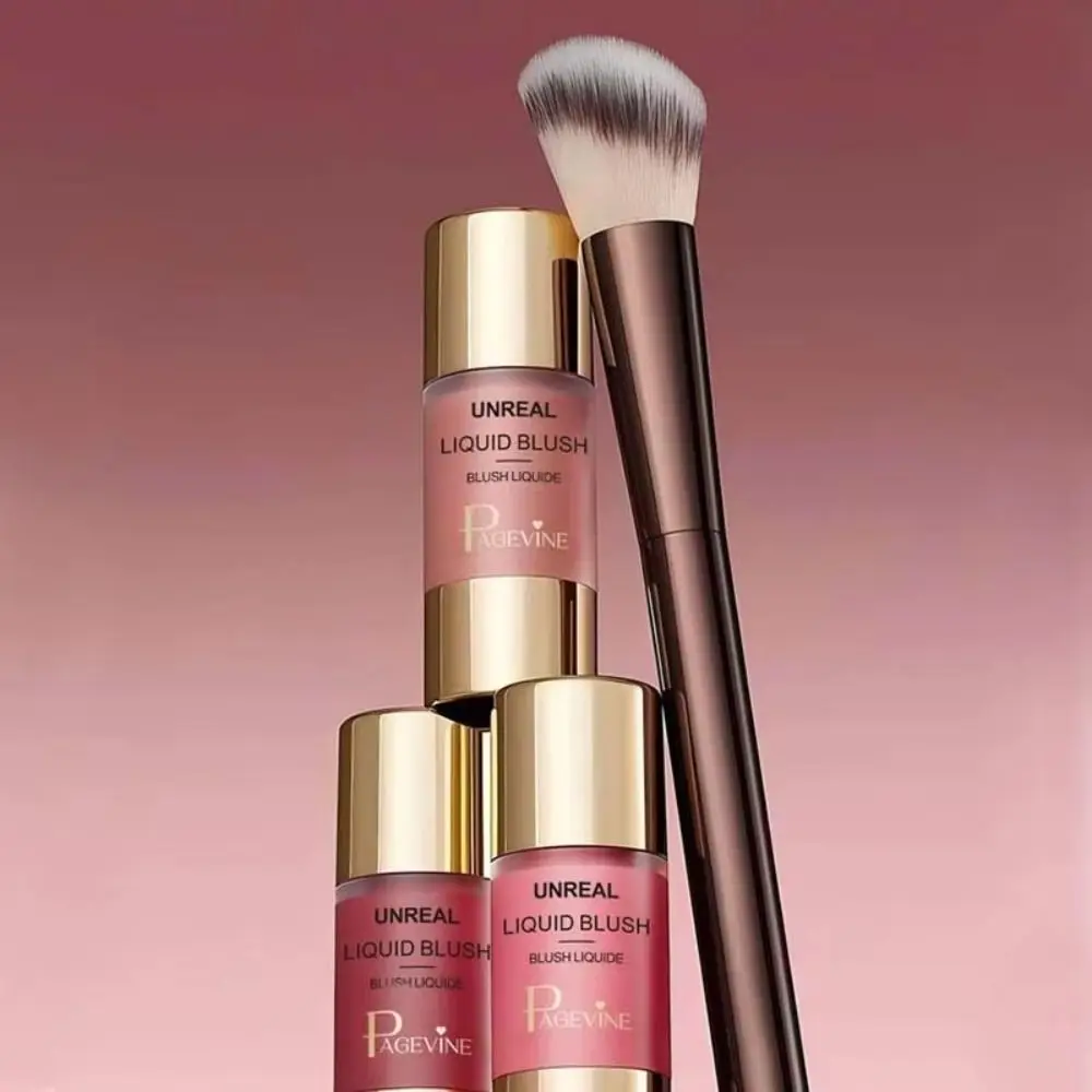 

Natural Watercolor Liquid Blush Silky Smooth Waterproof Monochrome Rouge Multi-purpose Brighten High Pigment Cheek Tint
