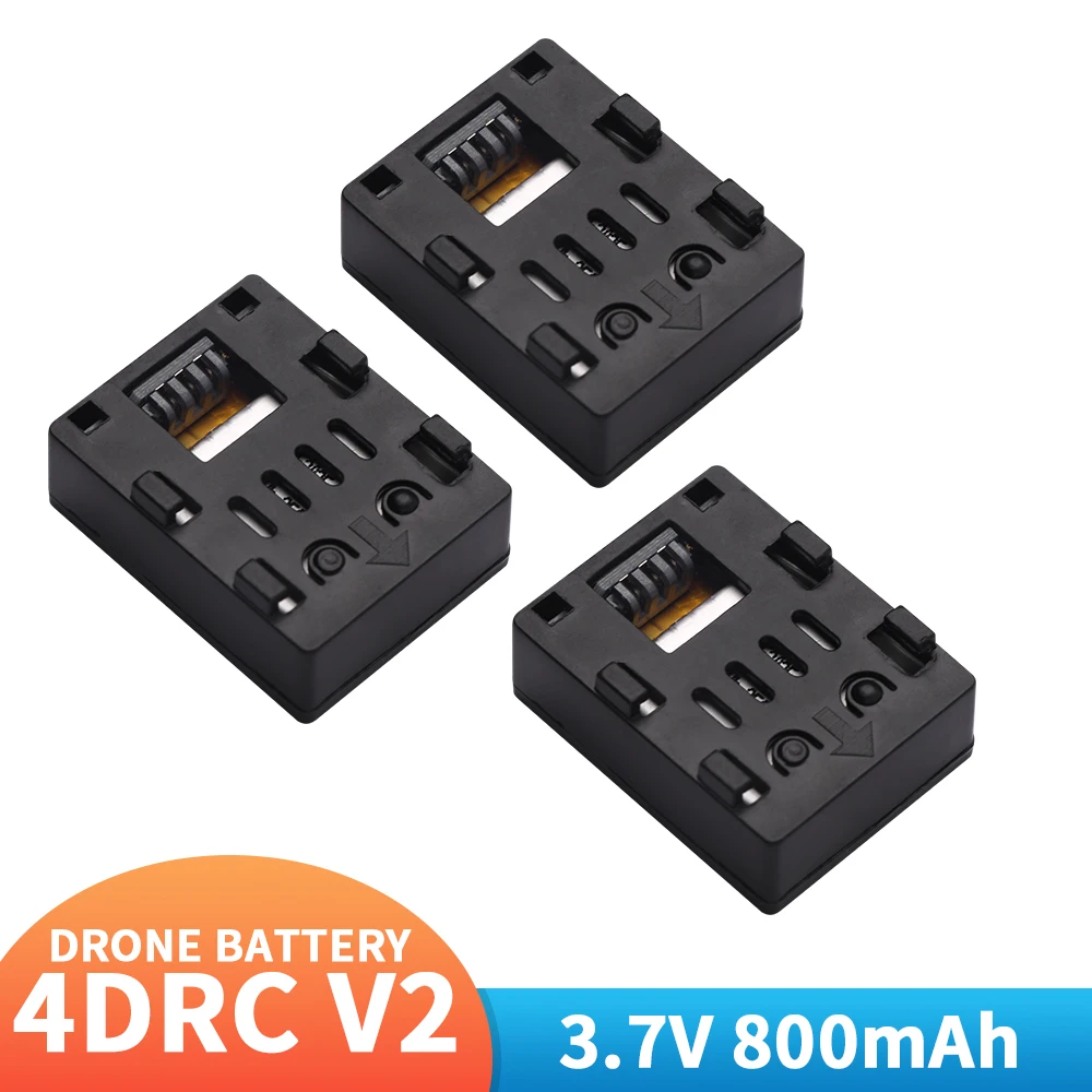 

Оригинальный аккумулятор для радиоуправляемого дрона 4D-V2 для 4DRC V2 Mini, аксессуары для четырех вертолетов, складной RC 3,7 В, 700 мАч, Lipo аккумулятор