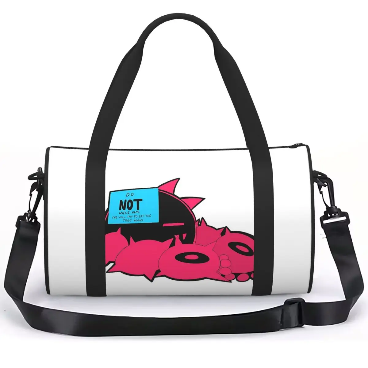 Just Shapes And Beats Blixer Bad Cat Luggage Bag Large Capacity Duffle Tote Bag Handbags Gym Bags Fitness Bag for Boys Girls