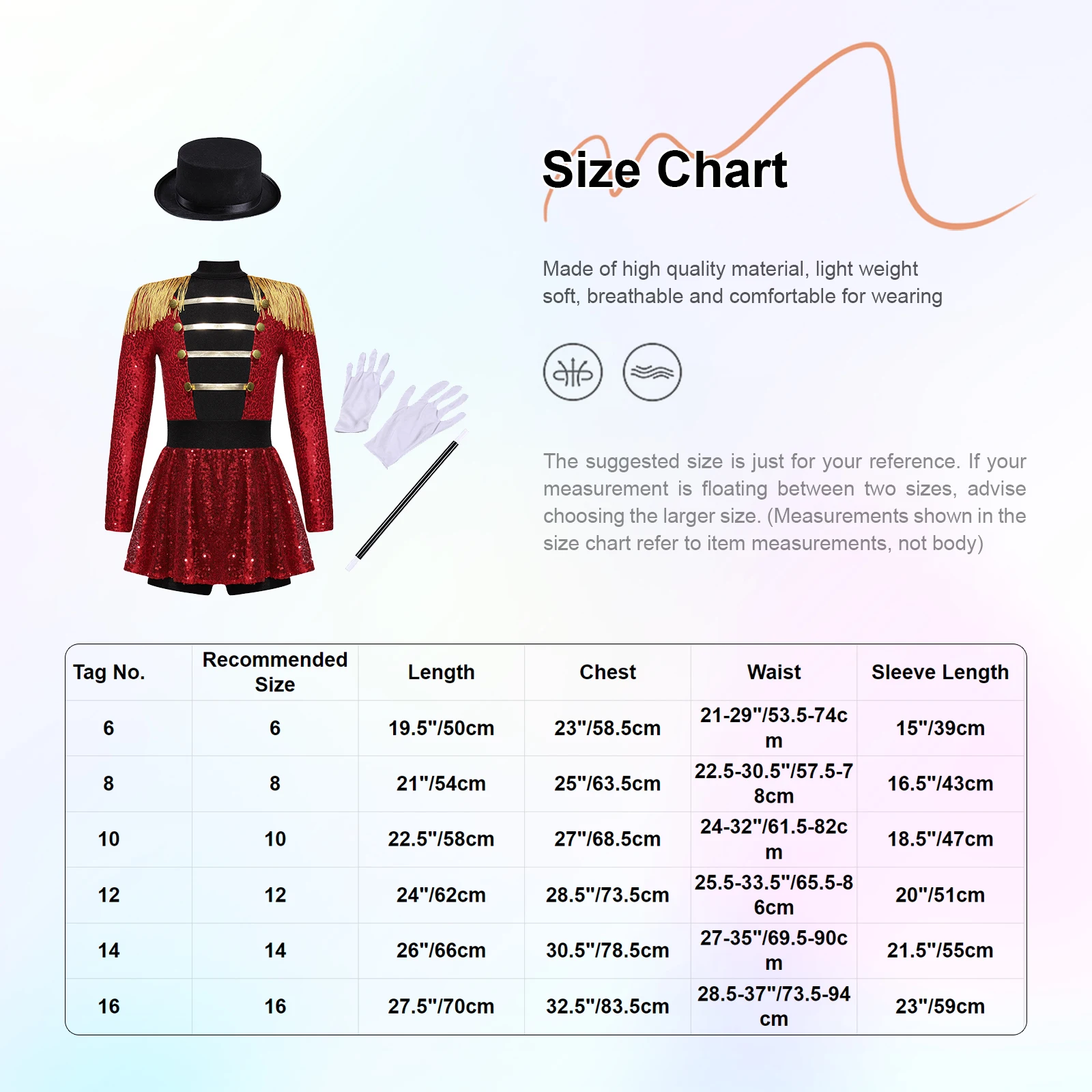 Kid Girls Dance Leotard Dress Drummer Marching Band Showman Cosplay Costume Ropleplay Accessory Circus Ringmaster Fancy Dress Up
