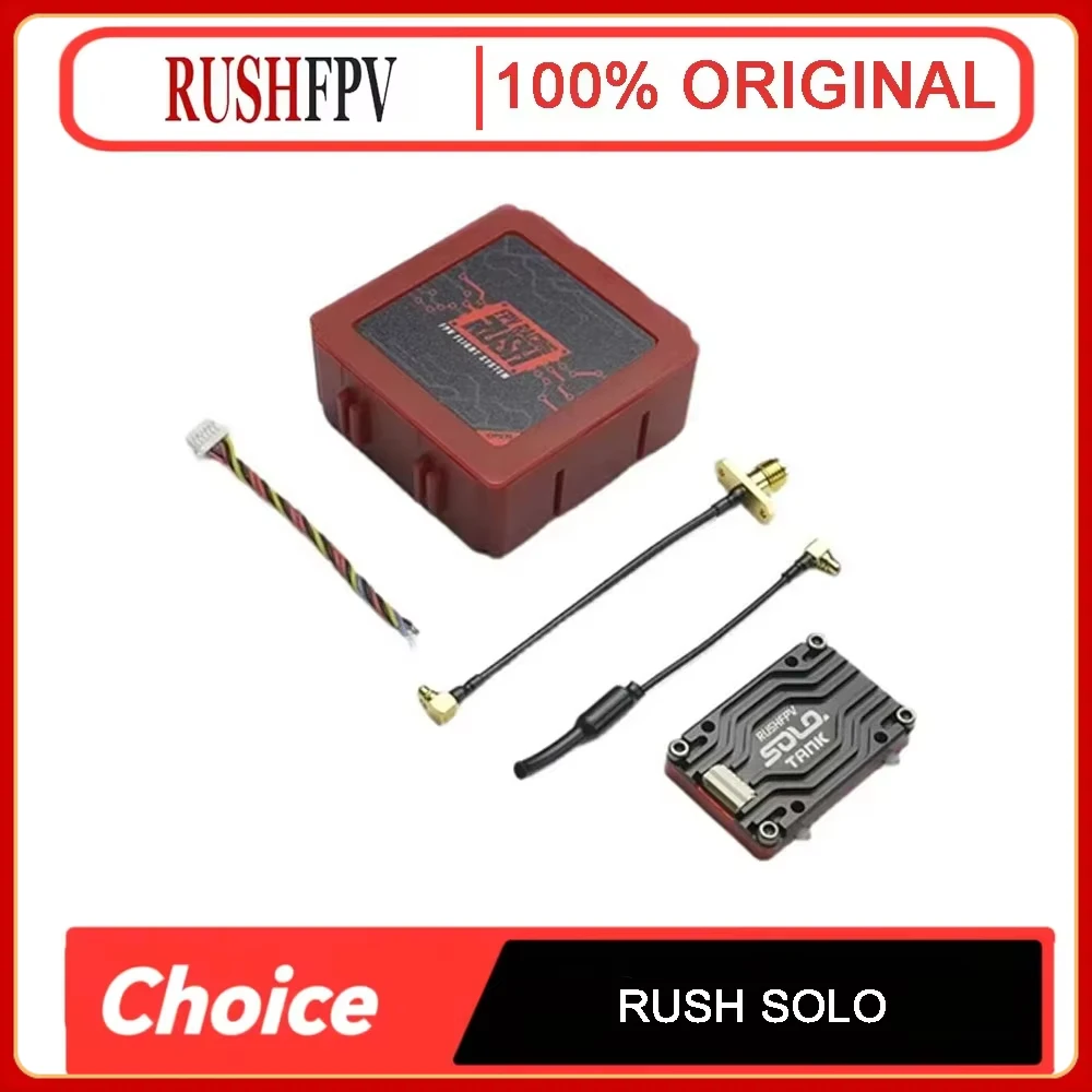

RushFPV Tank Solo 5.8GHz VTX 48CH 1.6W High Power CNC Aluminum Case Built-in Mic Long Range for FPV Racing Drone