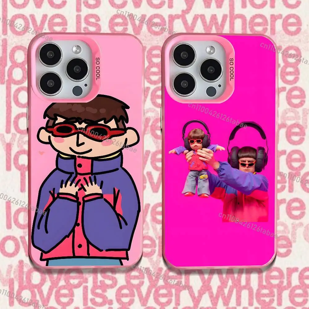 O-Oliver T-Tree Miss You Ugly Is BeautifulPhone Case For iPhone 17,16,15,14,13,12,11,Mini,Pro,E,MAX Pink Matte Shockproof Cover