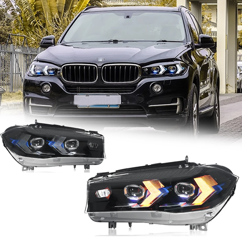 

Hot LED HeadLights for BMW X5 F15 14-18 new style full led DRL Car head lamp Assembly Signal Auto Accessories Modified Lamp