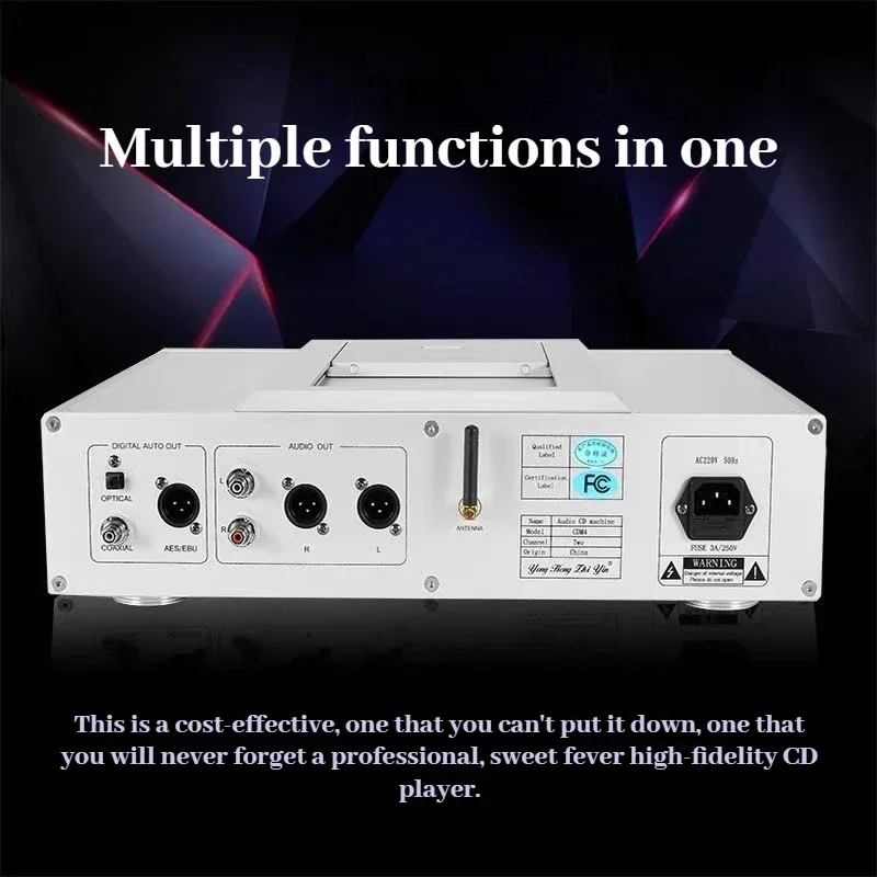 SUQIYA-A7 Hifi Leitor De CD De Música, Leitor De Disco Audiófilo, Bluetooth De Alta Fidelidade Sem Perdas Em Casa, TDA15411A Philips CDM4 XLR