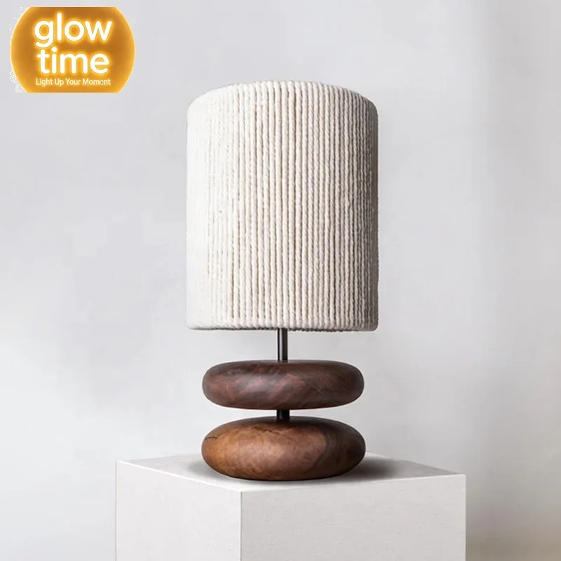 Vintage Hotel Bedroom Modern Decoration Design Smart Bedside Nordic Study Wooden Desk Lamp Light Emitting Diode