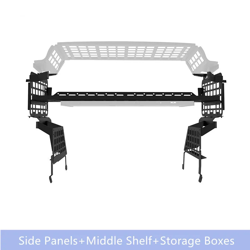 For BAIC 212 T01 2024 2025 Storage Shelf Side Window Bracket Molle panel Rear Trunk