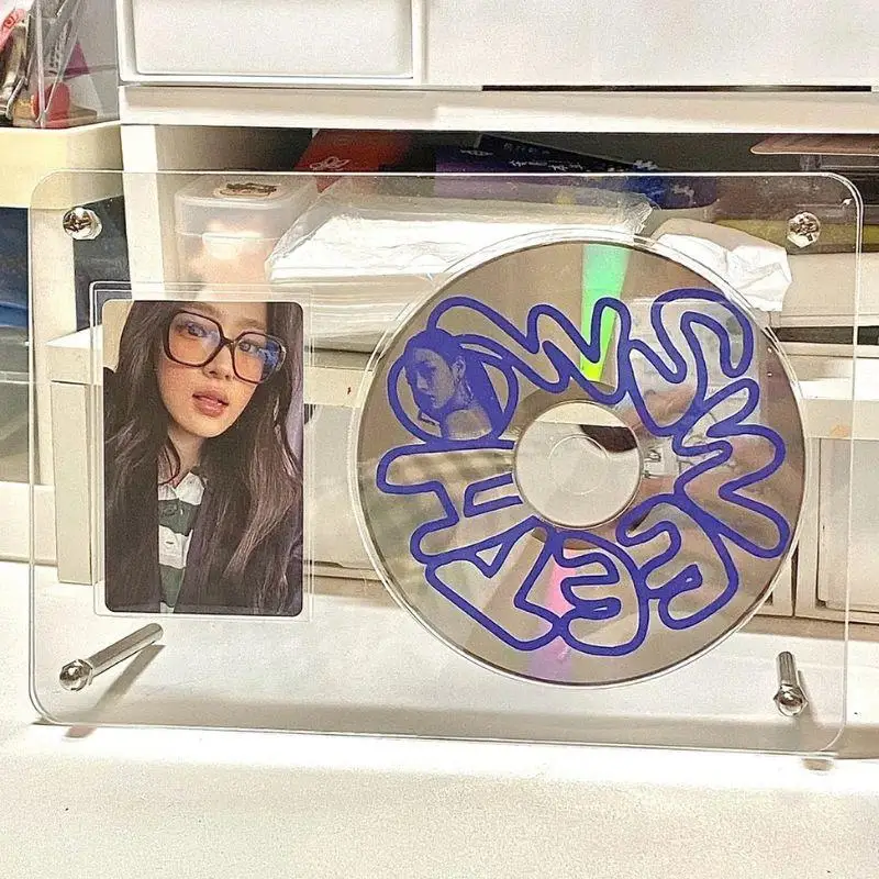 شفافة CD المعبود إطار صور الاكريليك عرض الصور حامل صور واقية ألبوم صورة ملصق حامل CD حقيبة للتخزين