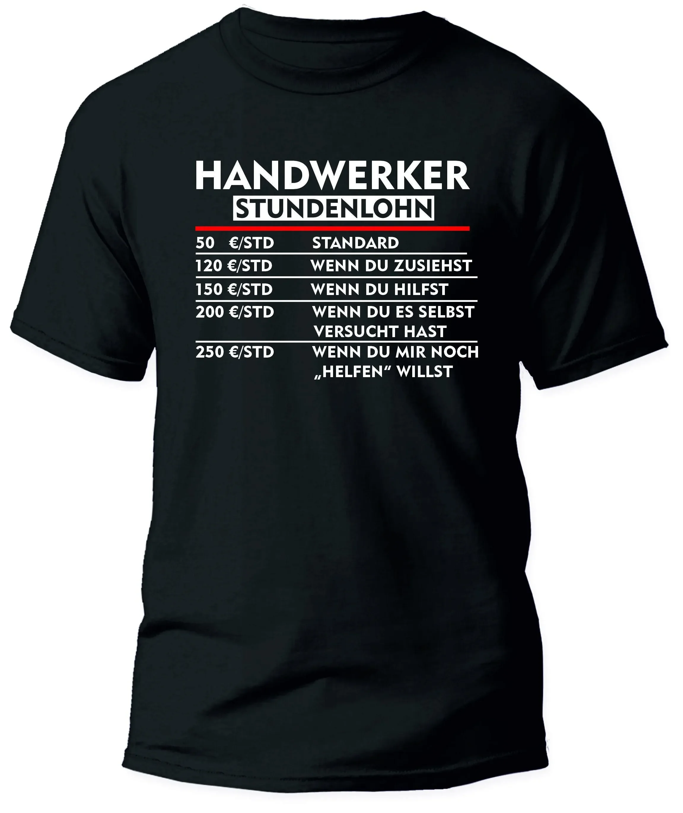 Craftsman Hourly Wage Men s T Shirt Work funny gift carpenter
