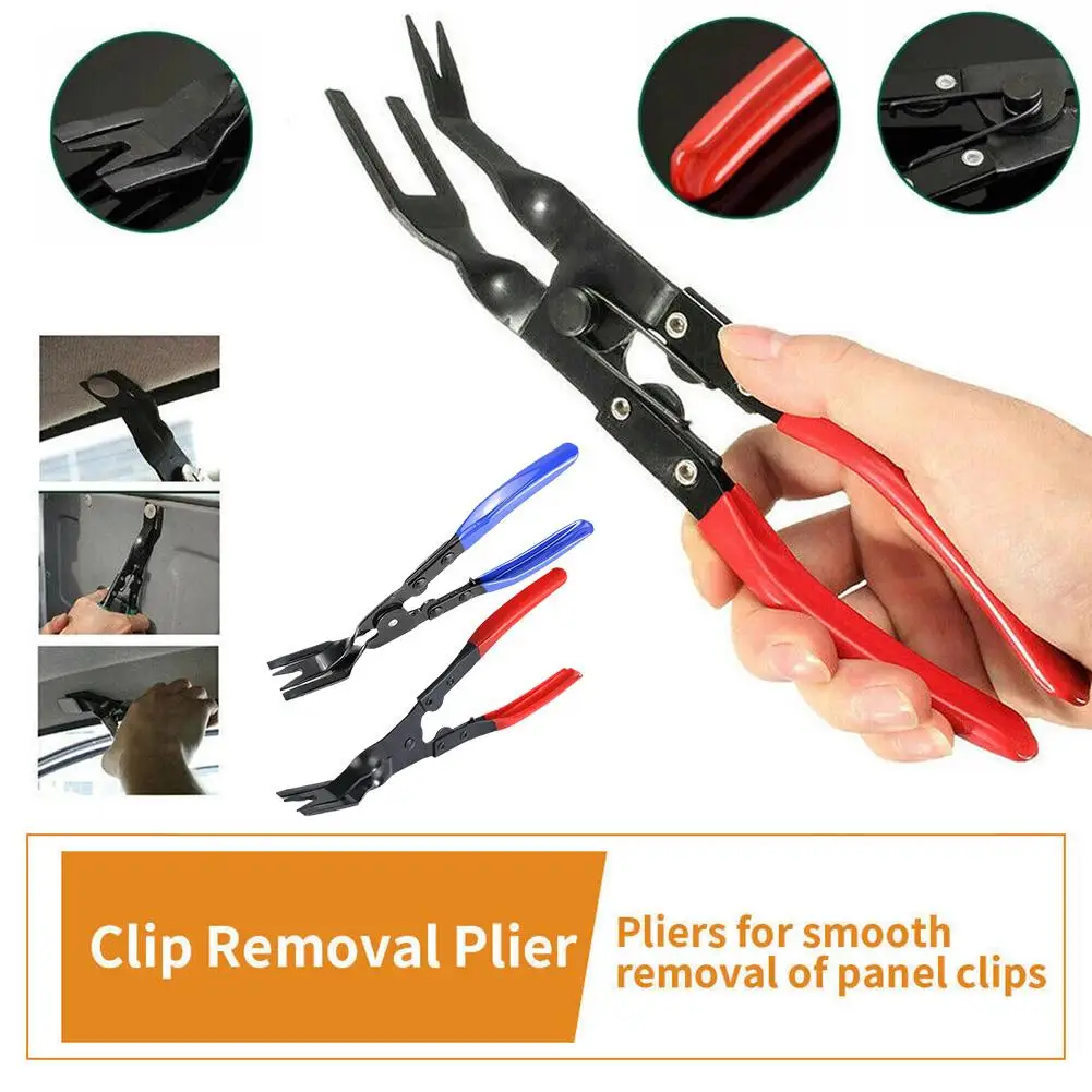 1pcs  Trimmer Clip Removal Pliers Steel Trim Removal Tool High Quality And Long-lasting  Upholstery Remover Tool