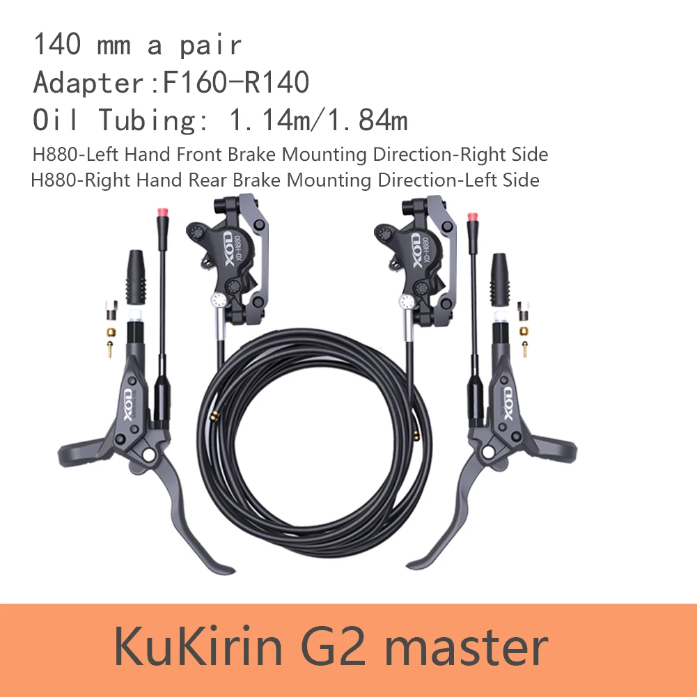 XOD H800/H880 Electric Scooter Hydraulic Disc Brake for KUKirin G2 Master G2 MAX G2 PRO2025 Electric Scooter Hydraulic oil Brak image 3