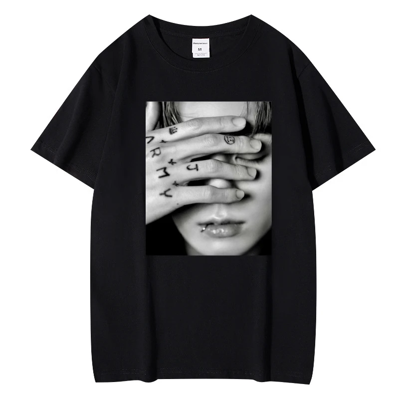 Vintage T Shirt Graphic Kpop Print T-Shirt Short Sleeve Casual Top For Spring & Summer, Women's Clothing casual basics O-collar