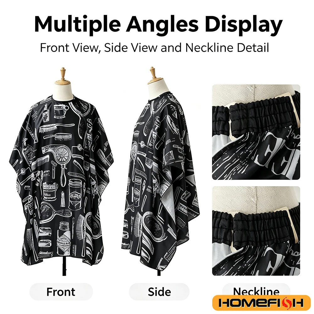 Professional Hair Cutting Apron Salon Barber Cape Hair Cutting  Cloth Hair Cutting Apron Barber Accessories