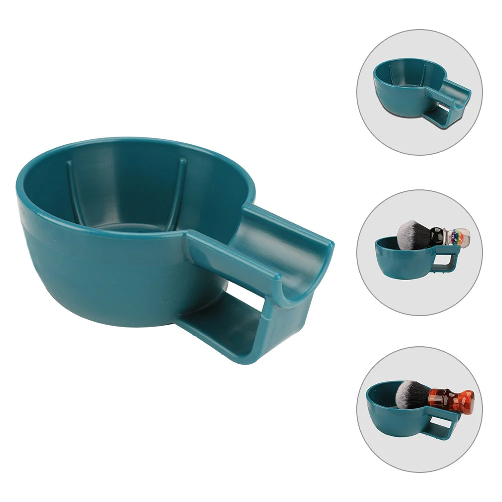 Rasierschale, tiefer Kunststoff-Rasierbehälter, rutschfest, große Öffnung, leicht zu tragen, für Zuhause, Reisen, Friseur, Geschenk, Rasierschale