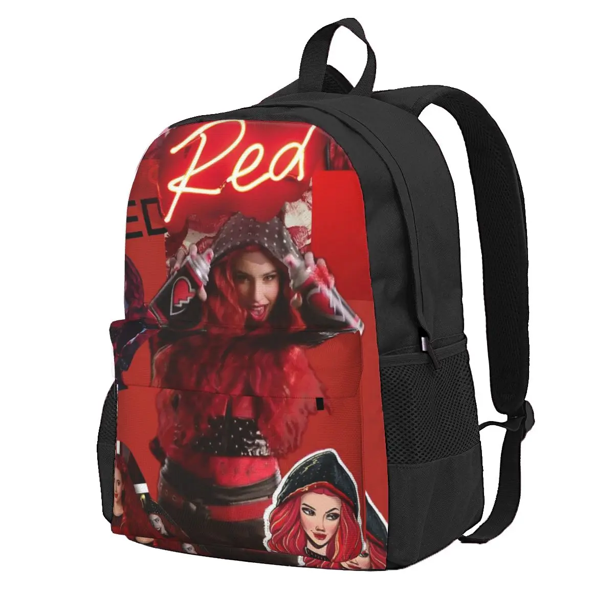 Discendenti 4 The Rise Of Red Accessori Zaini Ragazzi Ragazze Bookbag Borse da scuola di grande capacità Zaino per laptop Borsa a tracolla