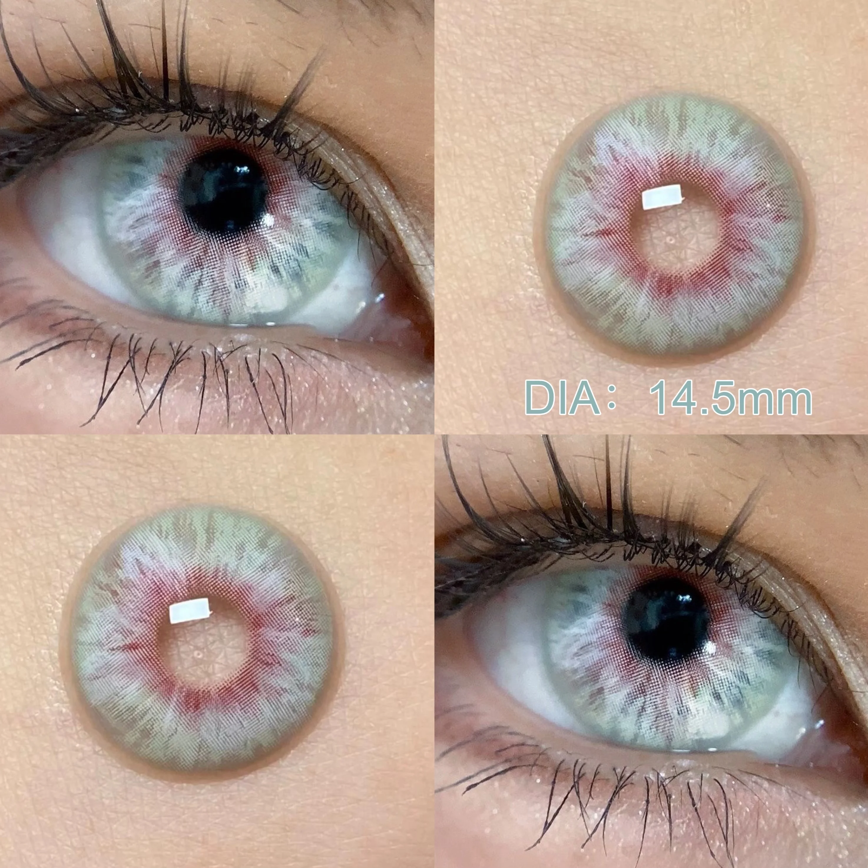 OVOLOOK-2pcs/par lentes de contacto de colores Cosplay para ojos Multicolor pupilas maquillaje lentes de ojos serie Star Moon lentes de Color rosa