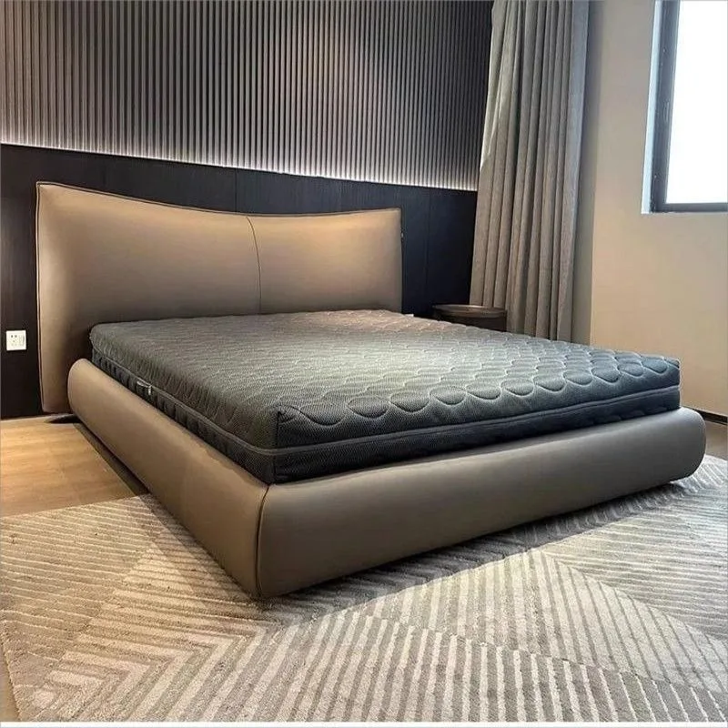 

King Sleeping Beds Unique Headboard Twin Bedsroom Beds Luxury Modern Camas De Matrimonio Dormitorio Furniture Accessories