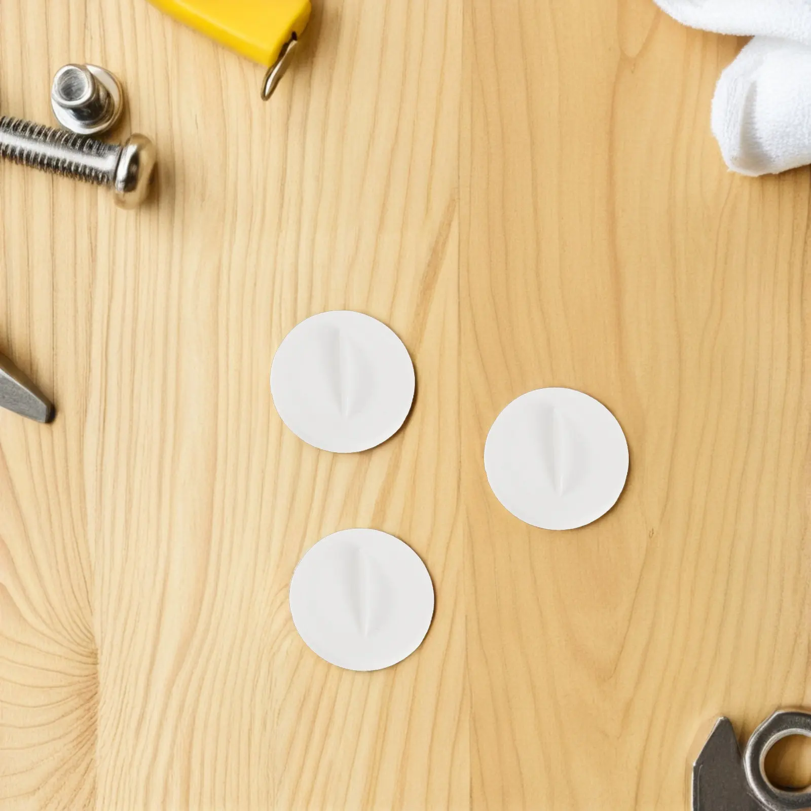 24Pcs Hydroponic Growing System Hole Caps White Round Spacer Covers 1.5 Inch Plant Hole Caps Indoor Garden Deck Pod Covers view 2