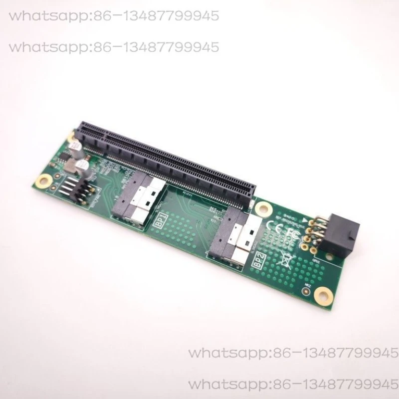 

Недавно обновленная опорная пластина адаптера PCIe4.0 SFF-8654, 2 комплекта доступа SFF-8654-8i