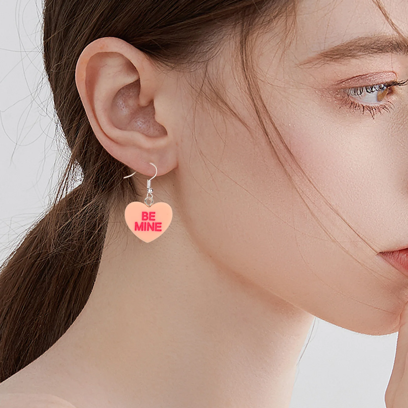 

20Pcs Love Heart Charms Jewelry Making Accessories DIY Pendants Necklace Bracelet Earrings Keychain Gift Heart Charm