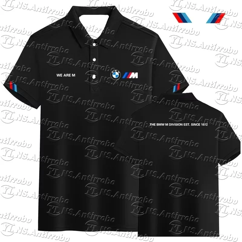

Мужская рубашка поло BMW Fashion Design 2021, пуловер, топ BMW, летняя удобная мужская одежда с круглым вырезом и короткими рукавами