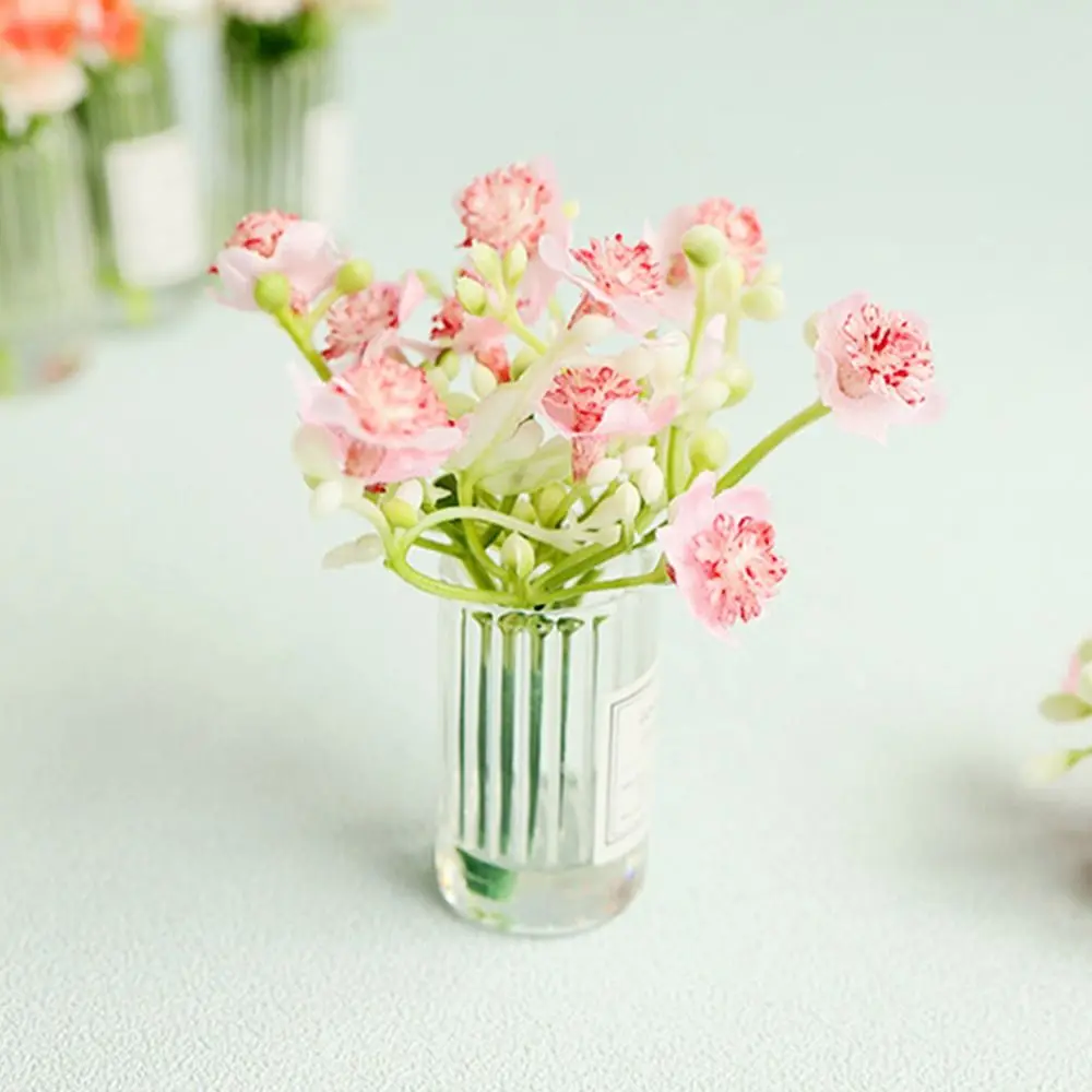 Toy Multicolor Dollhouse Flower Vase 1/6 1/8 1/12 Accessories Micro Jasmine Ikebana Micro Landscape Playing House Floral