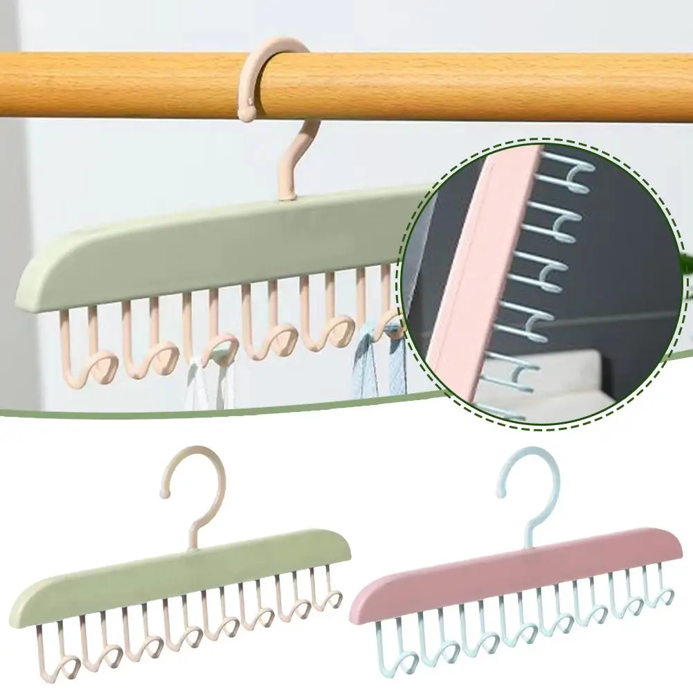 Multifuncional Pendurado Cinto Cabide, Roupa Interior Parede Secagem Dispositivo Rack, Household Wave Hook, Colete De Armazenamento, E2S1