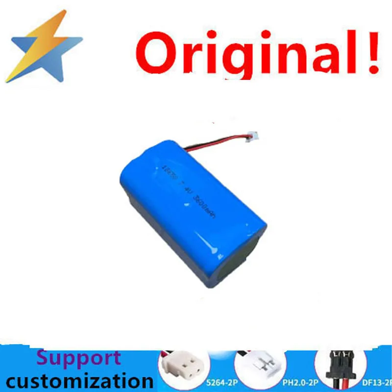 Original Genuine 18650 Lithium Battery 3600mAh 7.4V High-Intensity Flashlight with T-shaped Grid Line Sufficient Capacity 2.54