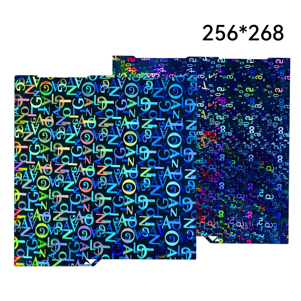 Kobra 3-Bauplatte Kobra 3 Pei strukturiertes PEO 256 x 268 für Anycubic Kobra 3 Combo-Bauplatte Ersatzteile doppelseitiges Heizbett