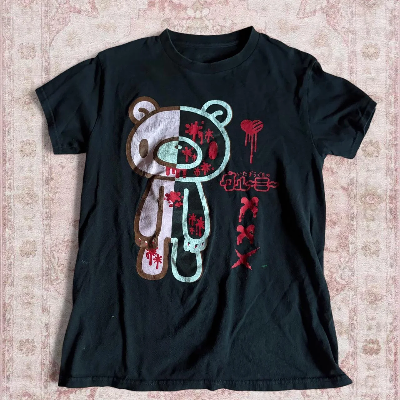 New Arrival: Classic Y2K, 2000s Millennium-era style, cute anime-inspired bear print T-shirt, “grunge” loose fit, unisex