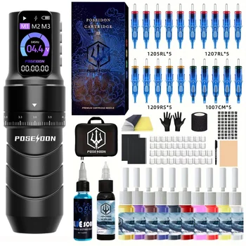 POSEIDON Tattoo Kit Or Tattoo Machnie Professional For Permanent Makeup Tattoo Machine…