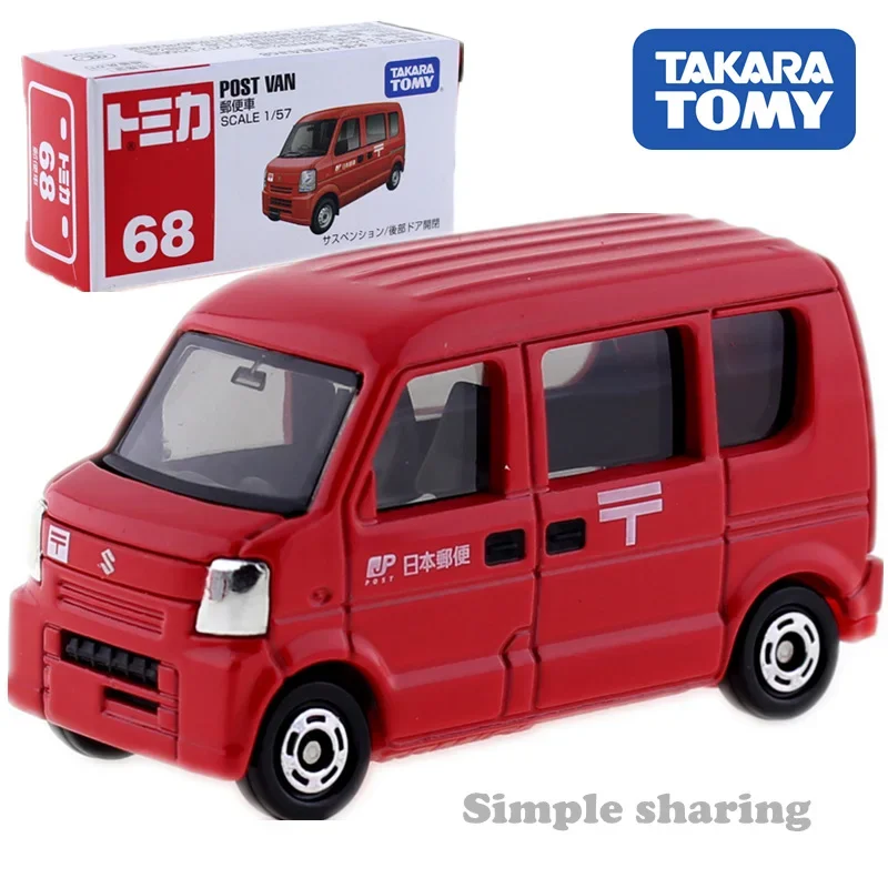 Takara Tomie No.68 Suzuki Postbus In Rood 1/57 Auto Kinderen Speelgoed Motorvoertuig Diecast Metalen Model