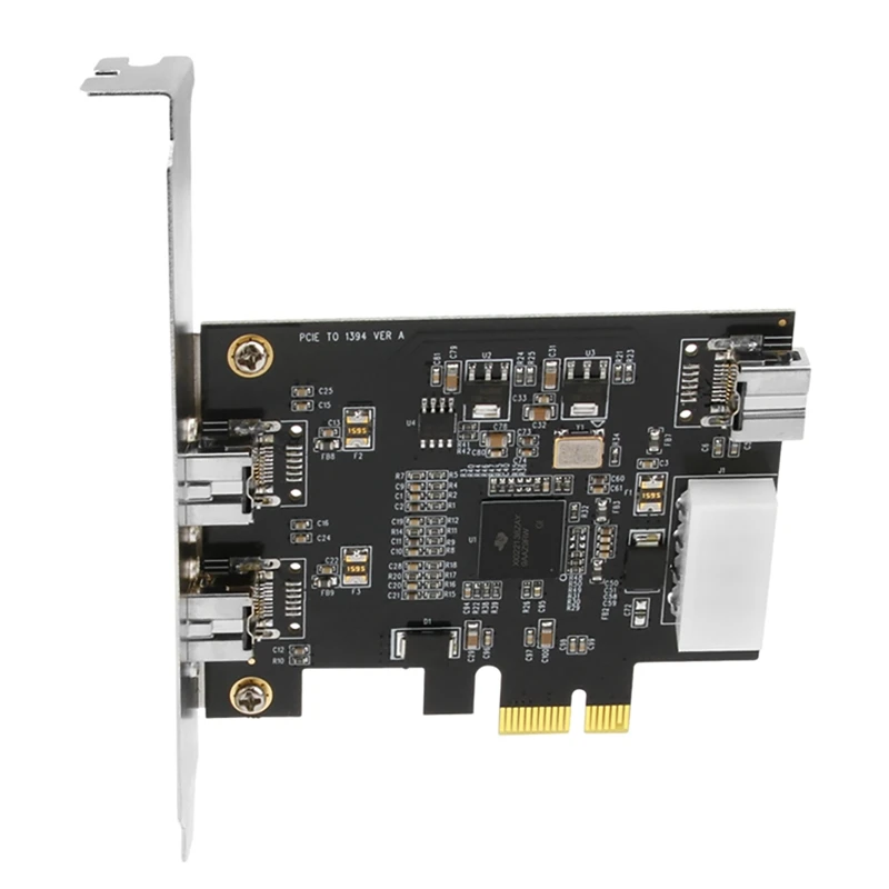 

NEW-PCI-E 3 порта 1394B Firewire Плата расширения HD Video PCI-E до 1394B карта расширения для настольного ПК и соединения DV