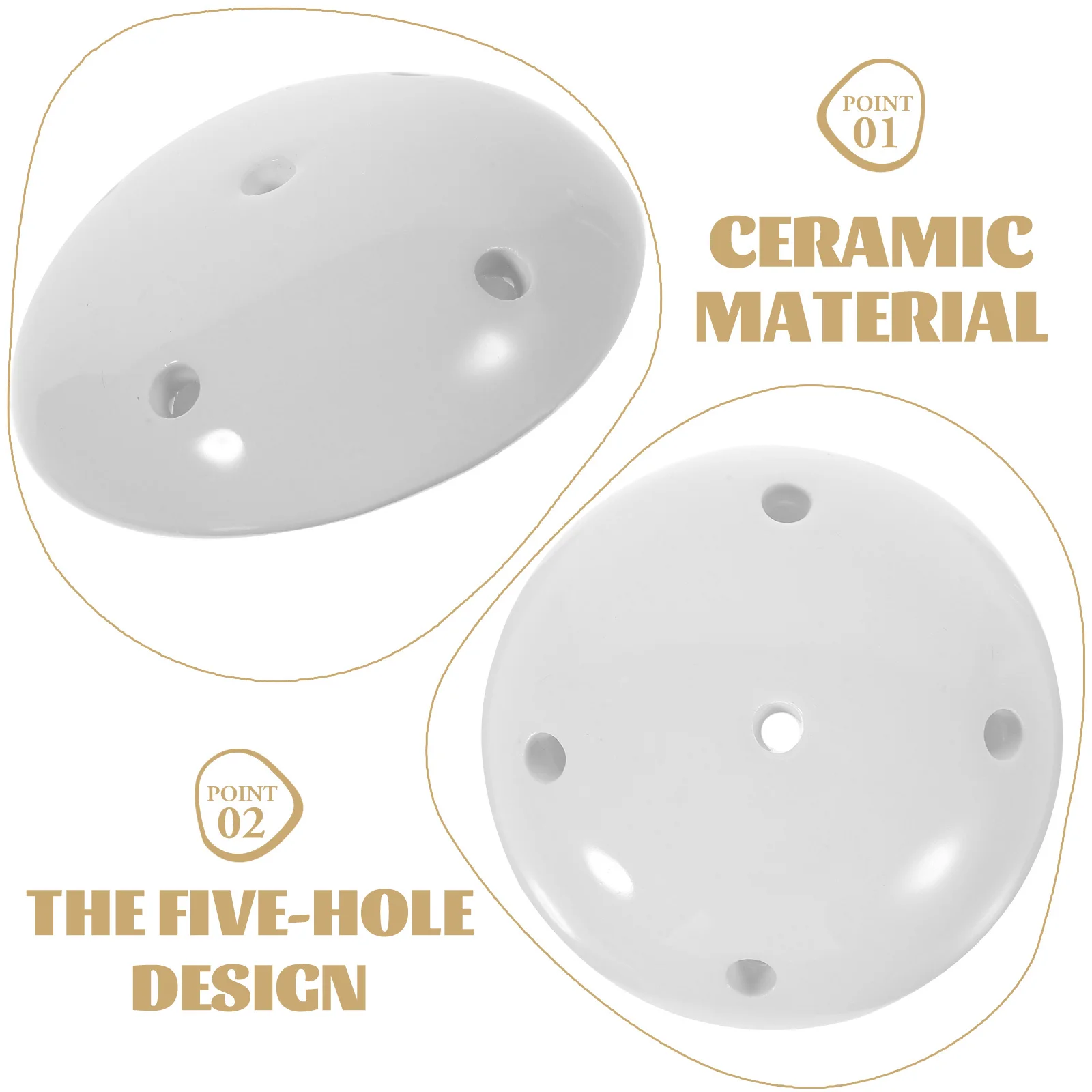 

Universal Ceramic Urinal Strainer Stopper with Deodorizing Filter Prevents Clogs in Restroom Drains At Office Home Or Public