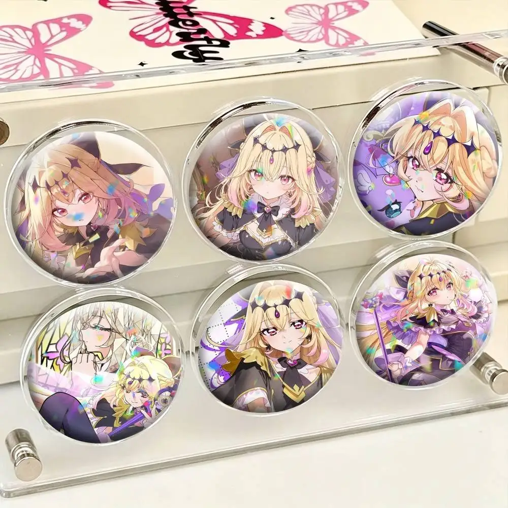 Cure Arcana Shadow Moria Luluka  25 32 44 58 75mm Badges Personalized Round Brooches Pins Accessory Gift