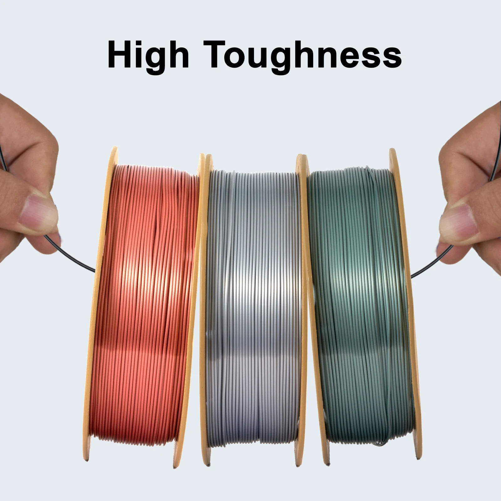 ERYONE 5kg Silk PLA Filament 1.75mm +/- 0.03mm Shiny 1kg Spool Liquid Gold Compatible with Most 3D Printers