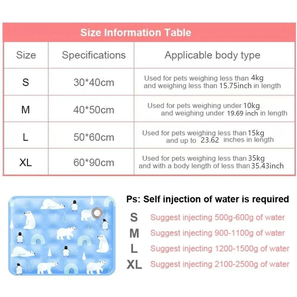 Cooling Pet Mat with Ice Gel 6