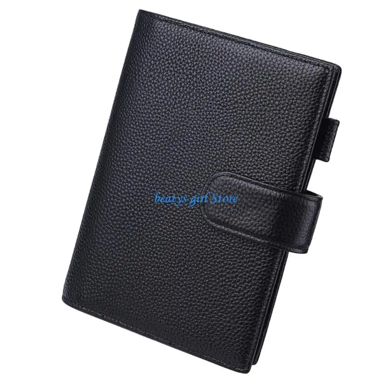 C7AB Journal Cover With Built In Card Pocket Light Weight For Students Professional