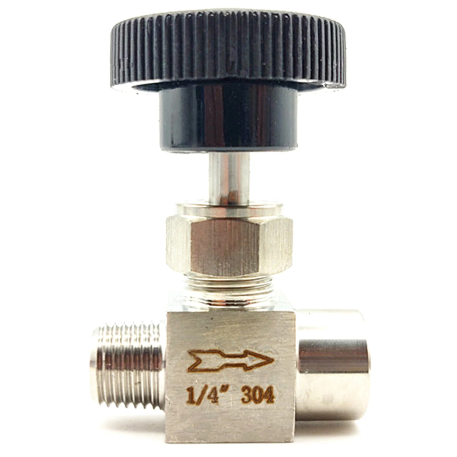 ABWR-1 pçs válvula de agulha válvula de agulha 1/4 Polegada ângulo direito bsp ss304 & 1 pçs navio válvula de agulha guindaste válvula de agulha