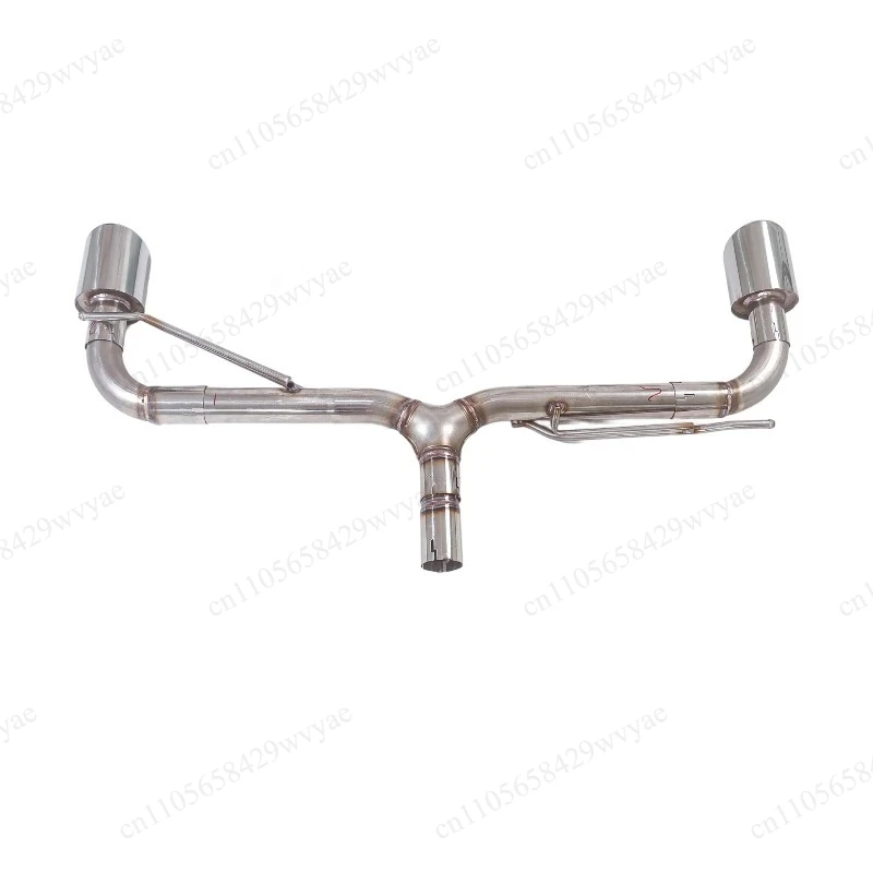 Stainless Steel Performance Dual Exhaust Fittings for Golf 5 6 7 8 GTI, Scirocco, A3